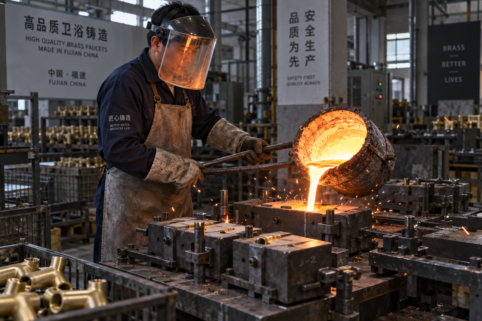 Inside Keshiman's 5-Stage Closed-Loop Factory in Nan'an Luncang: From Mold Tooling & Gravity Brass Casting to 6-Layer Electroplating
