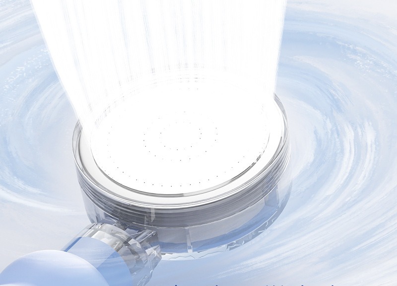 KSM-SH-VC978 174-Hole 0.32mm Laser-Perforated Stainless Steel Microbubble Booster Spray Plate in Action